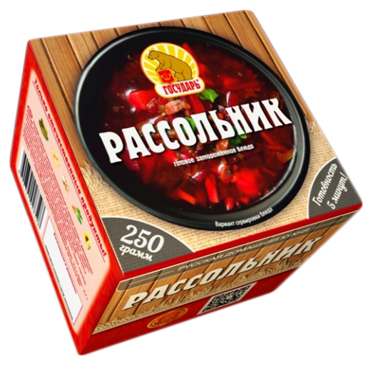 

Суп Государь Рассольник замороженный 250 г