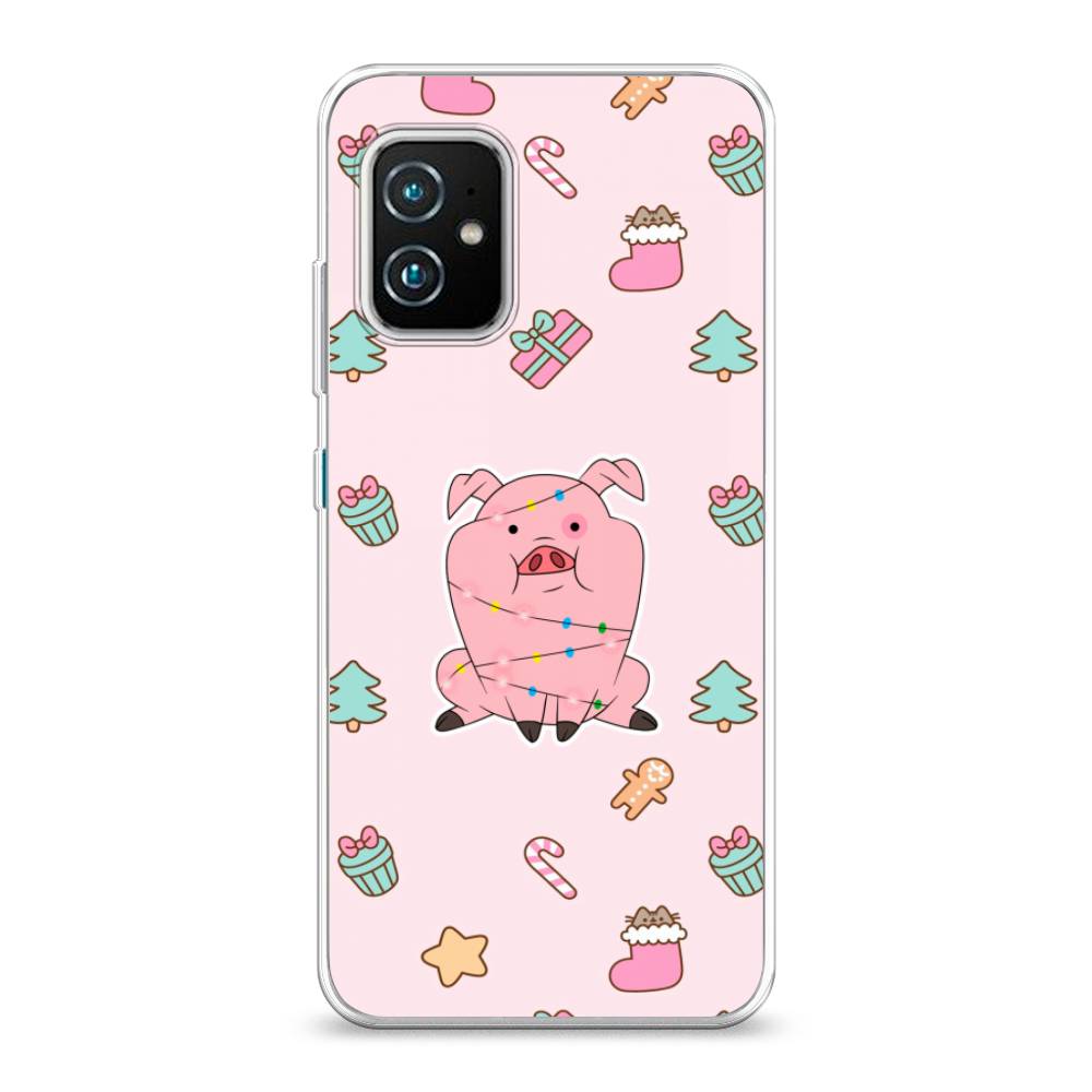 

Чехол Case Place 44450-5 для Asus Zenfone 8 "Розовая свинка", 44450-5