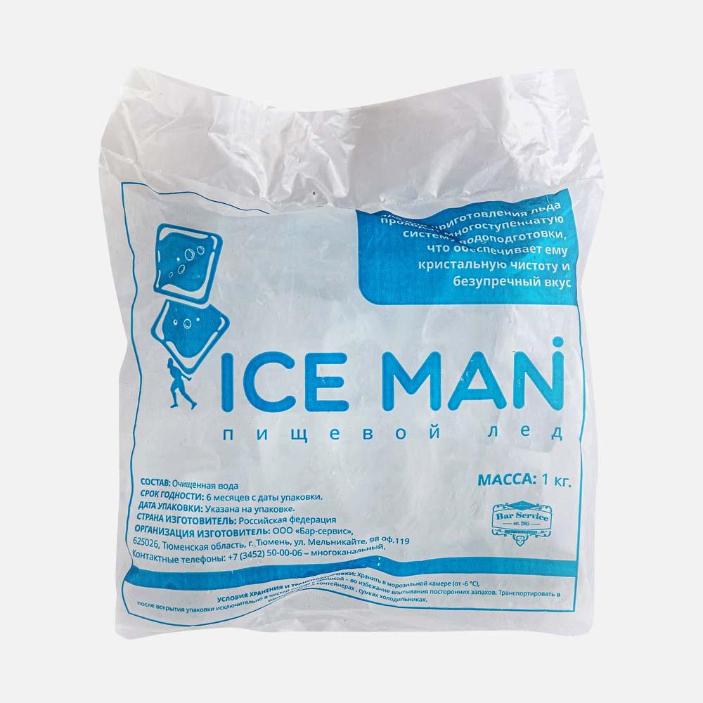 

Лед Ice Man пищевой кусковой 1 кг