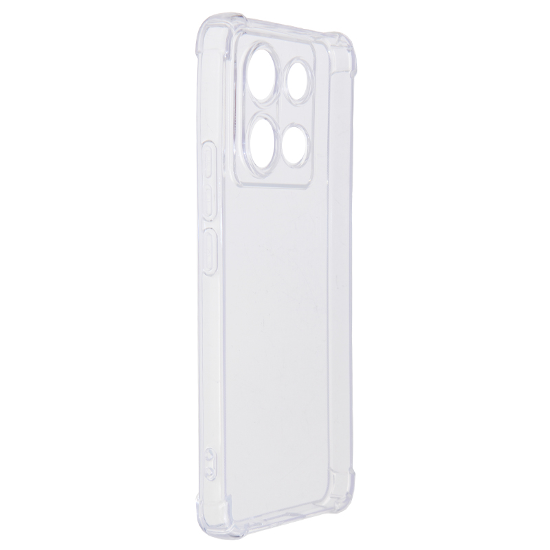 

Чехол Pero для Poco X6 Silicone Transparent CC02-XPX6-TR, Прозрачный, Poco X6