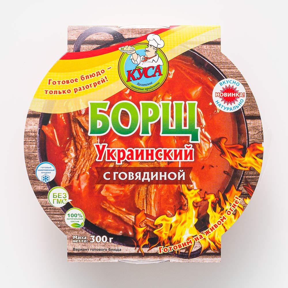 

Борщ Куса Украинский с говядиной 300 г