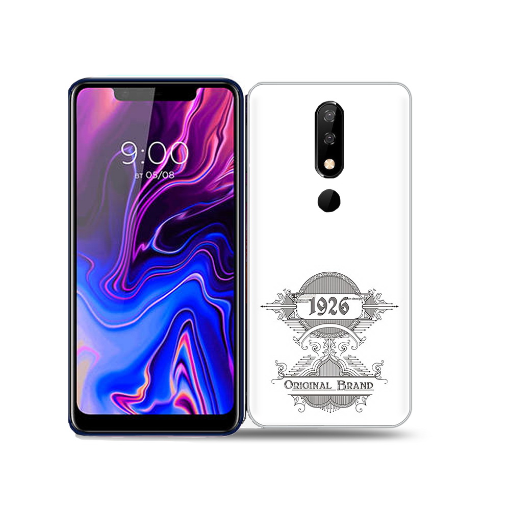 

Чехол MyPads Tocco для BQ 5732L логотип черно белый, Прозрачный, Tocco