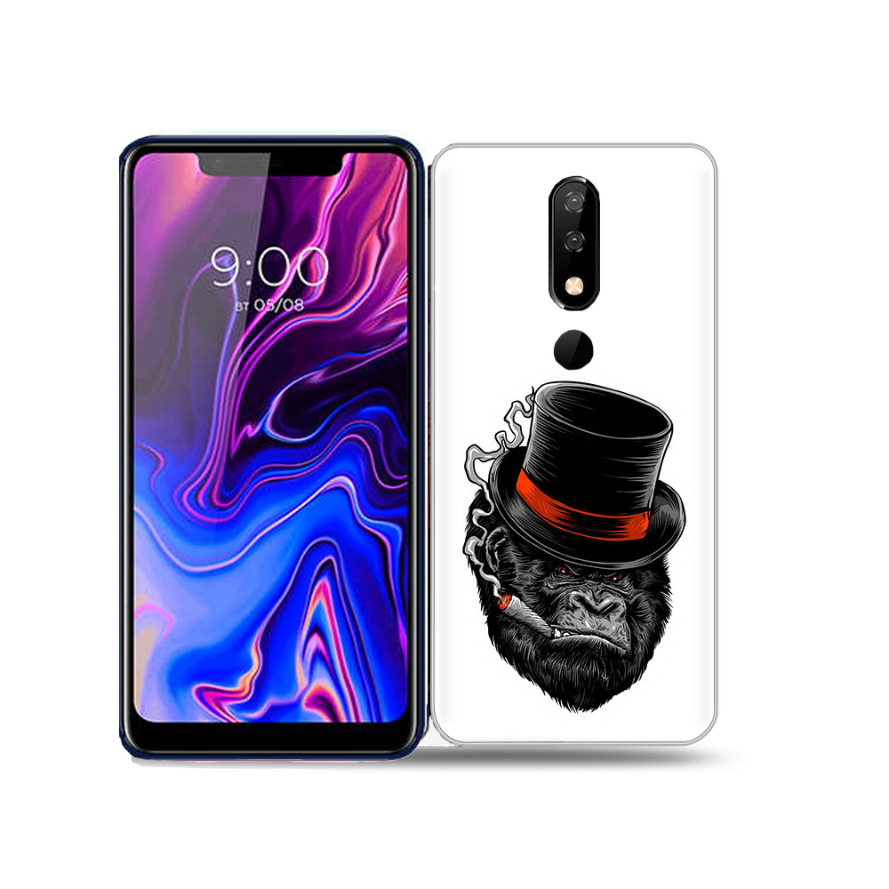 

Чехол MyPads Tocco для BQ 5732L дизайнерская горилла, Прозрачный, Tocco