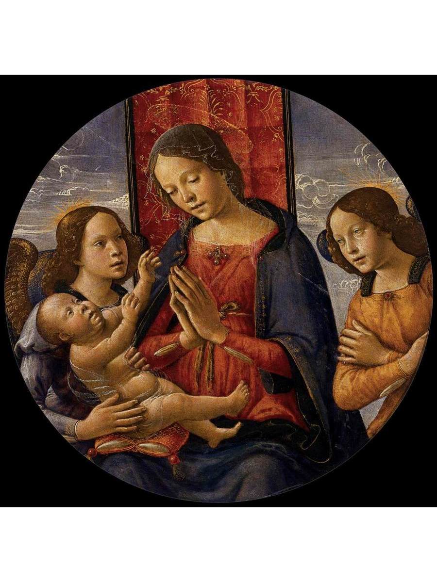 

Постер DRABS A3 Бастиано Майнарди Virgin Adoring the Child with Two Angels