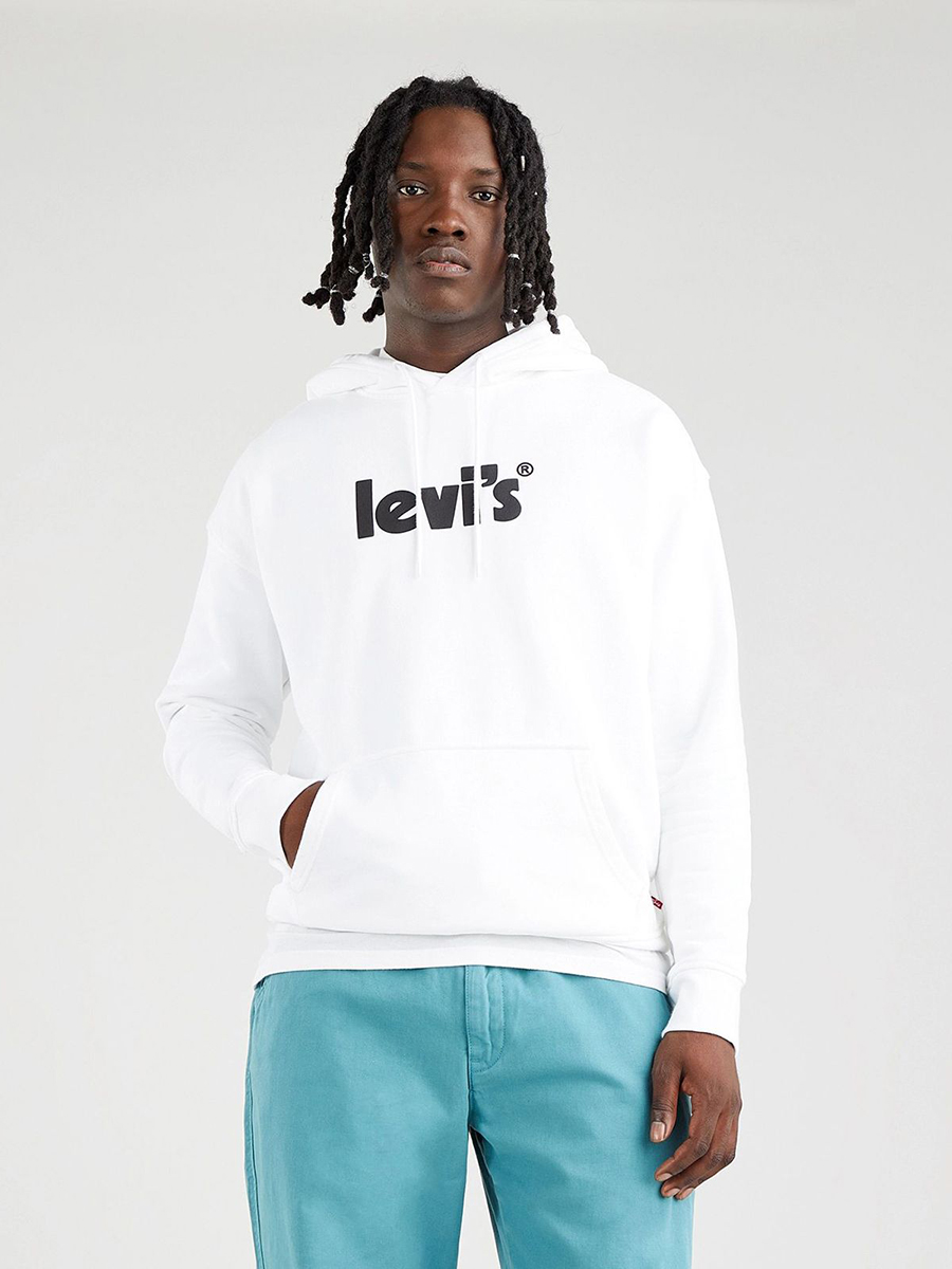 

Худи мужское Levis 38479-0078 белое L, 38479-0078