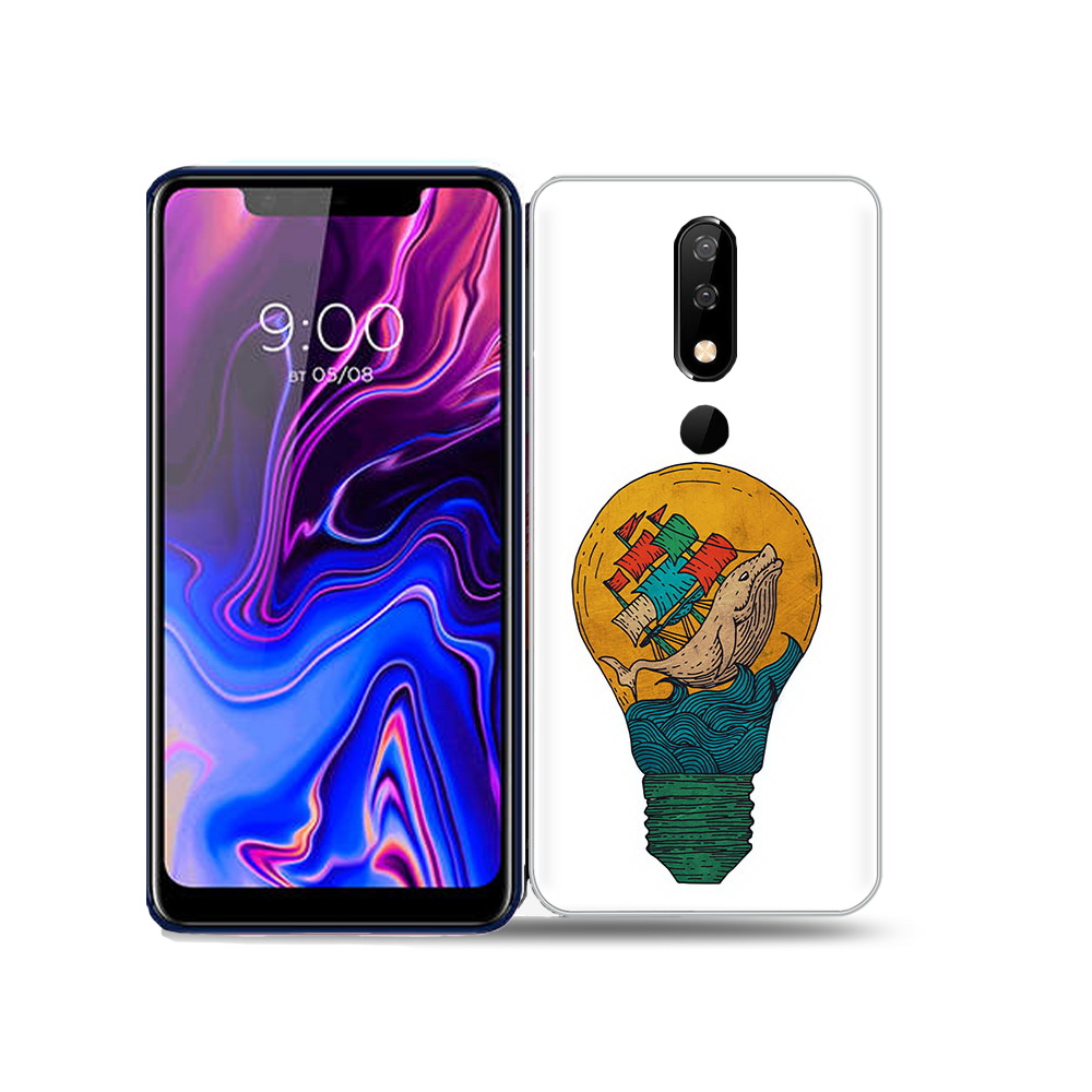 

Чехол MyPads Tocco для BQ 5732L кит в лампочке с парусами, Прозрачный, Tocco