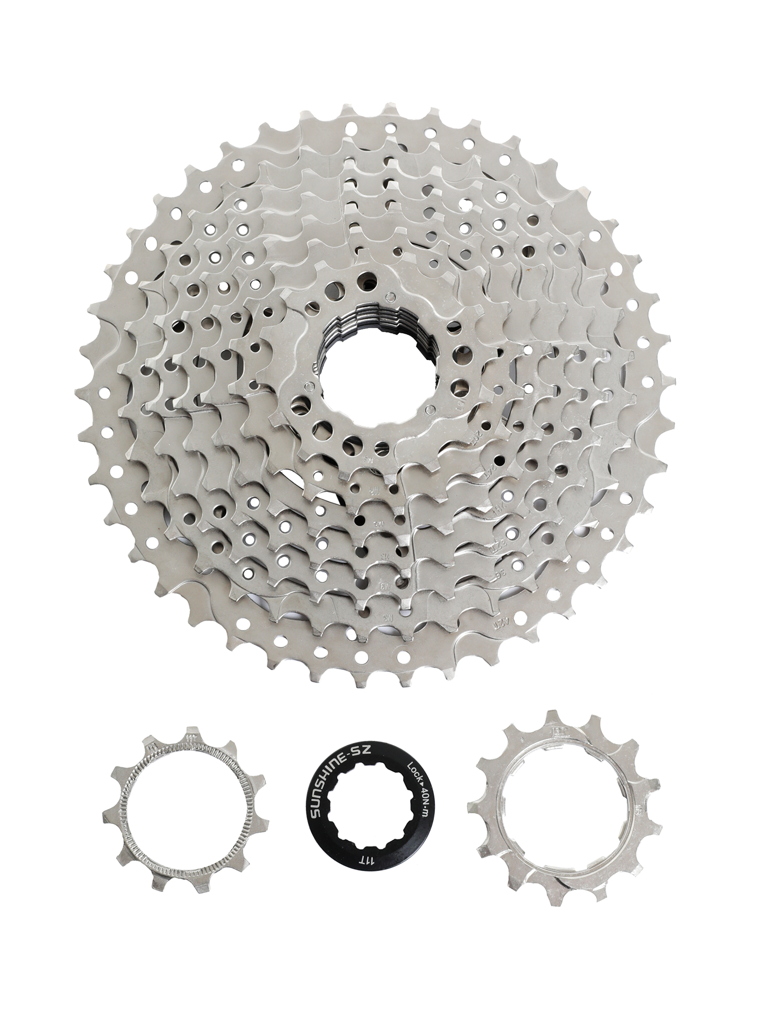 

Кассета Cassette Sprocket 11-42T 9Speed, Серебристый, Cassette Sprocket 11-42T 9Speed