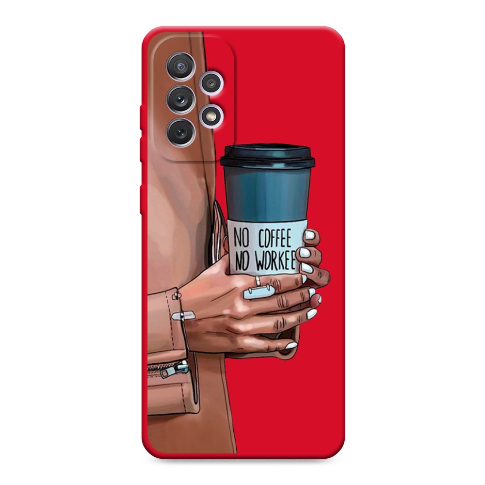 

Чехол Awog на Samsung Galaxy A73 "No coffee", Синий;бежевый;коричневый, 2104653-1