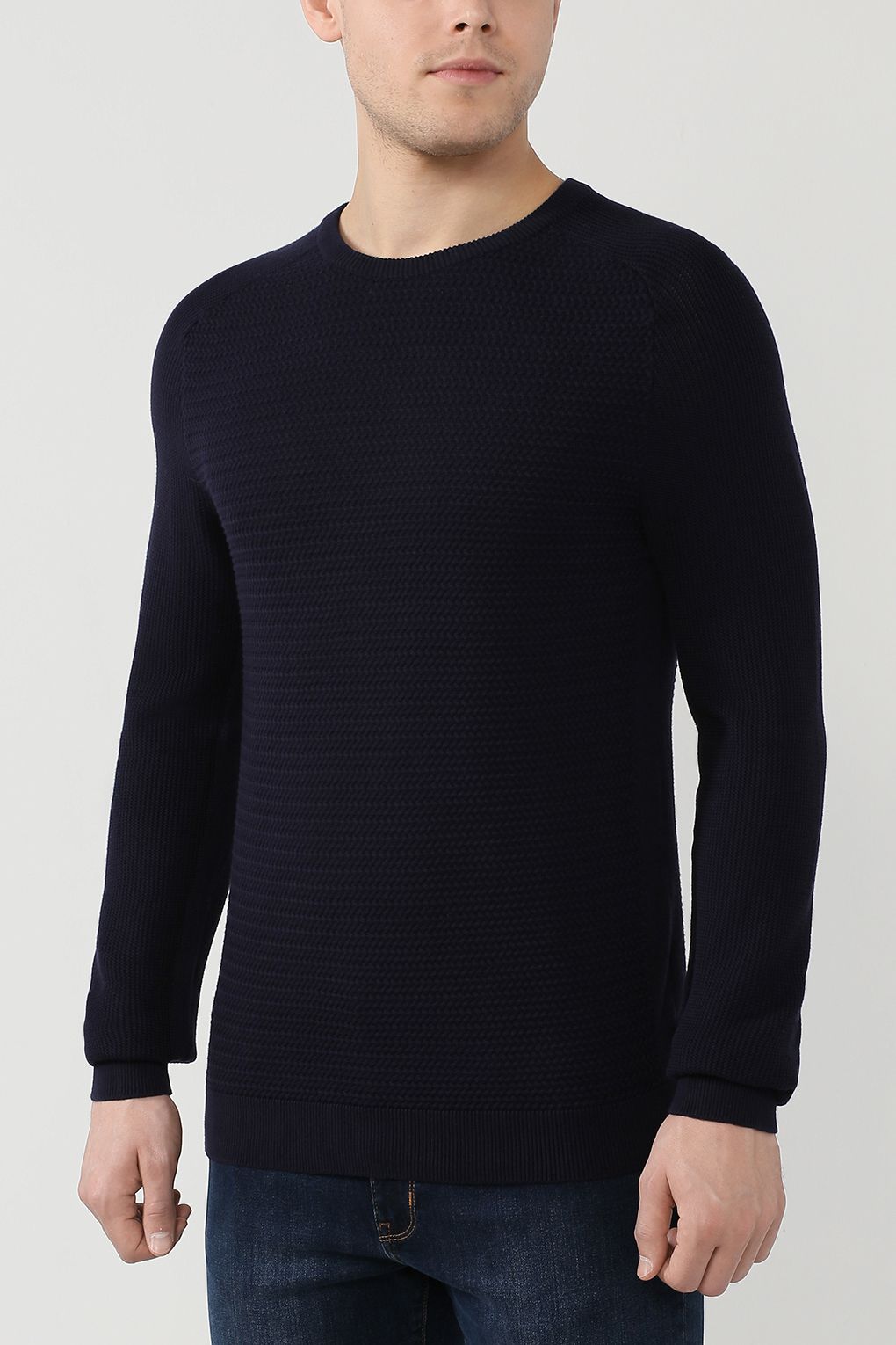 

Джемпер мужской Jack & Jones 12141495 синий S, 12141495