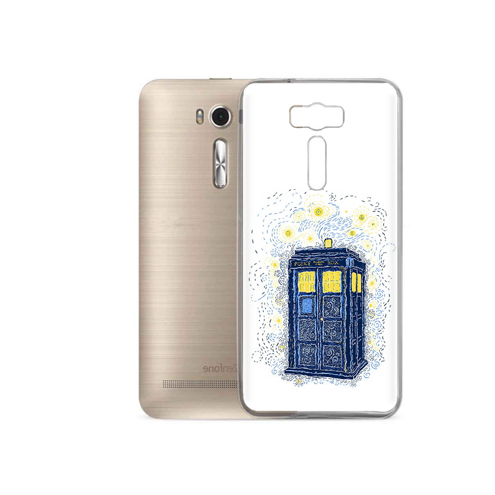 

Чехол MyPads Tocco для Asus ZenFone 2 Laser (ZE500KL) будка рисунок, Прозрачный, Tocco