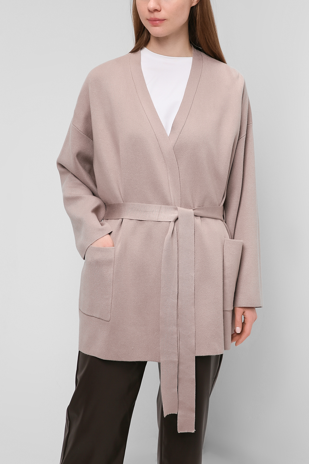 

Кардиган женский cut & pret BL20095120 бежевый 2XL, BL20095120