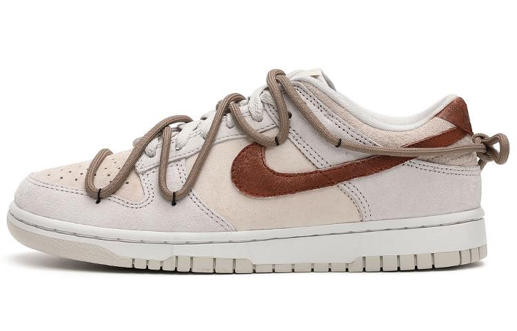 

Кеды унисекс Nike Dunk Low Retro PRMVast Grey бежевые 44 EU, Бежевый, Dunk Low Retro PRMVast Grey