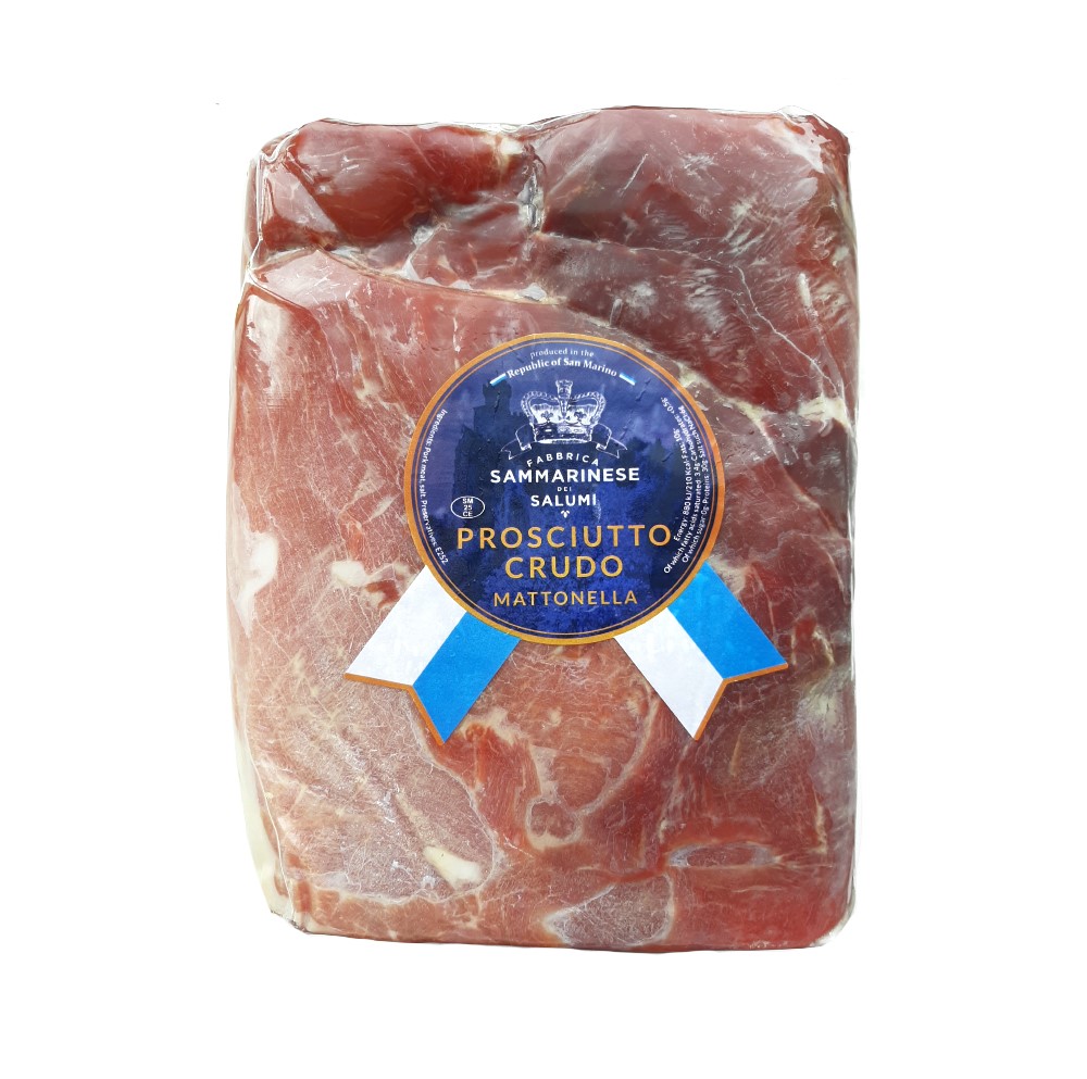 

Ветчина сыровяленая Fabbrica Sammarinese dei Salumi прошутто крудо