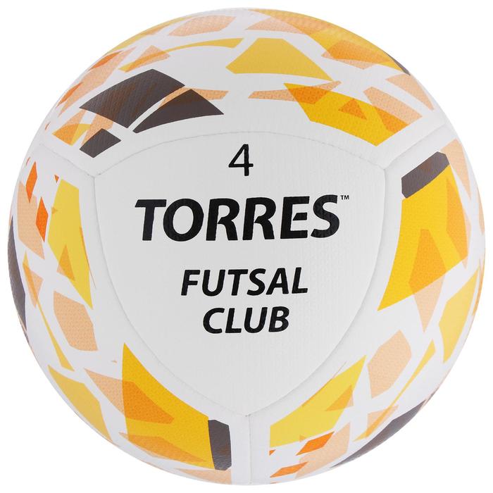 

Мяч футзальный TORRES Futsal Club, PU, гибридная сшивка, 10 панелей, размер 4