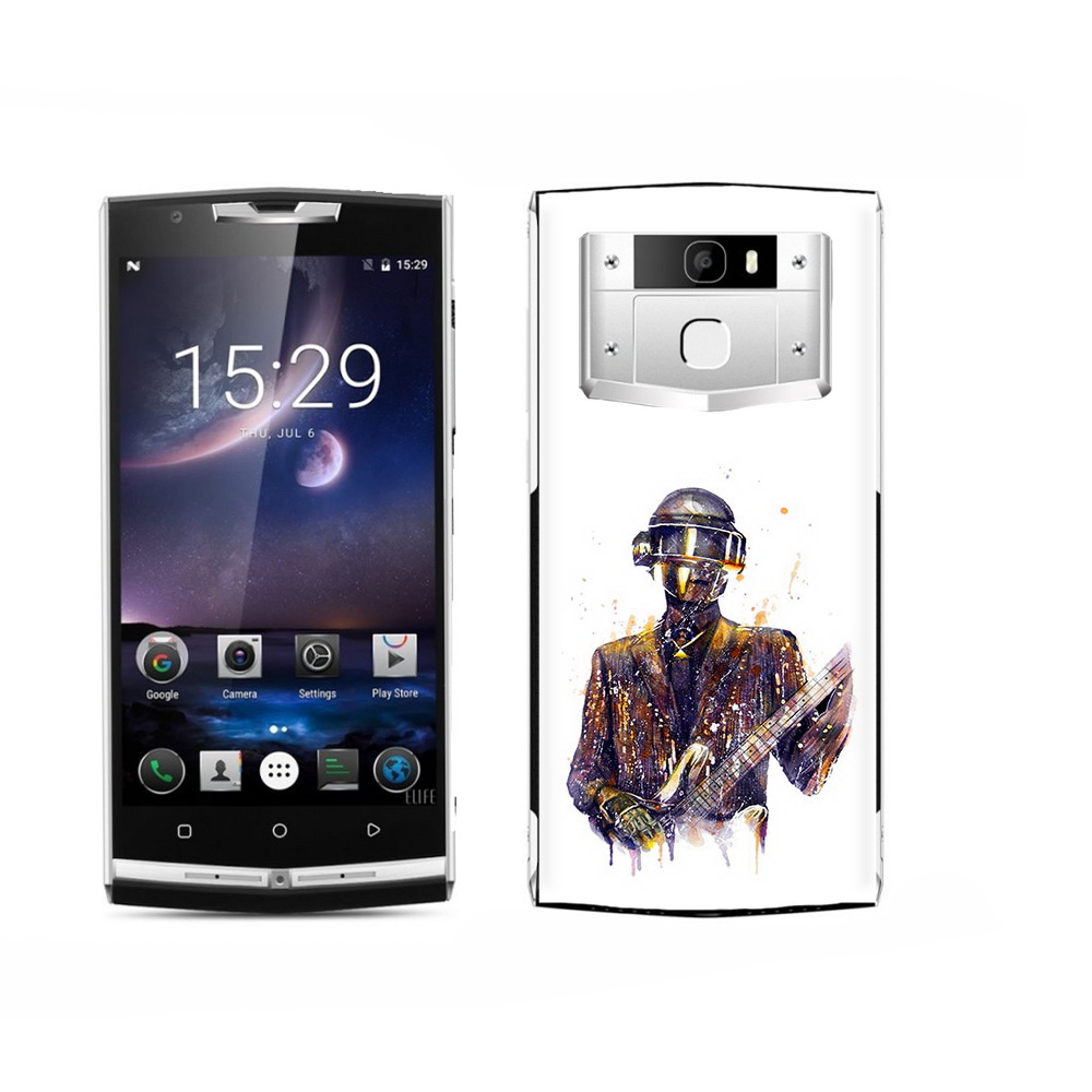 

Чехол MyPads Tocco для Oukitel K15 Plus космо-гитарист, Прозрачный, Tocco