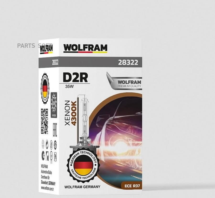 Лампа Ксеноновая D2r 4300k Wolfram Xenon Daylight 1 Шт. 28322 WOLFRAM арт. 28322