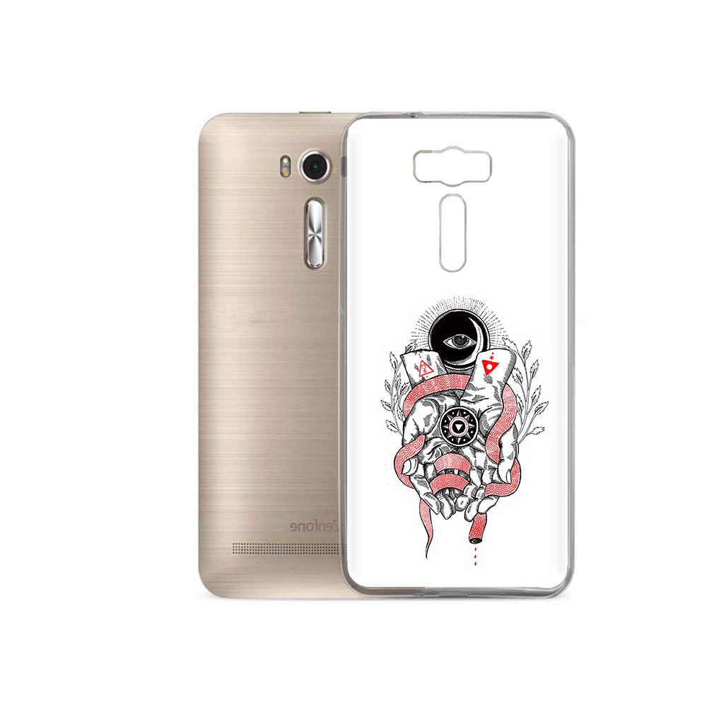 

Чехол MyPads Tocco для Asus ZenFone 2 Laser (ZE500KL) абстрация связанные руки, Прозрачный, Tocco