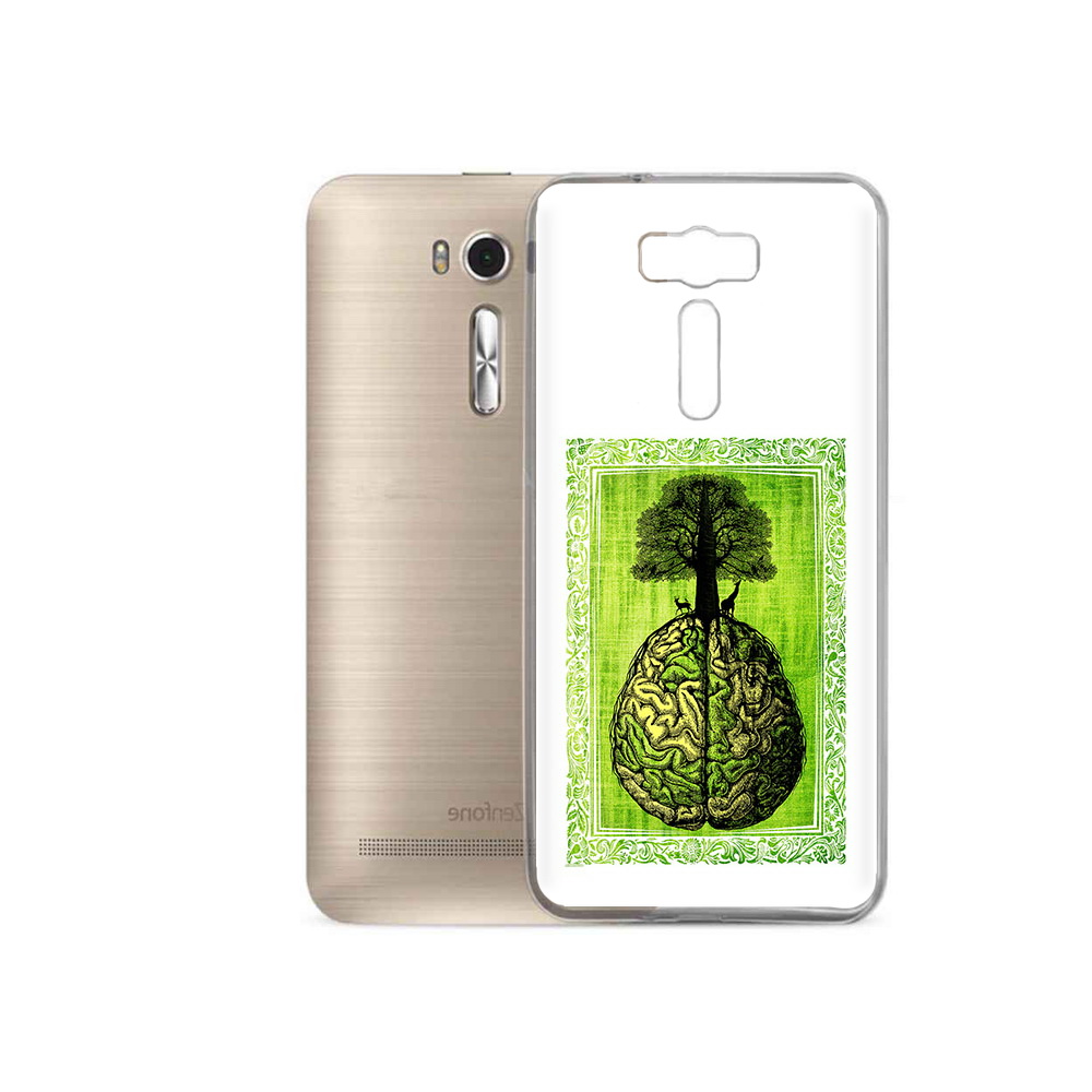 

Чехол MyPads Tocco для Asus ZenFone 2 Laser (ZE500KL) абстракция здоровый мозг, Прозрачный, Tocco