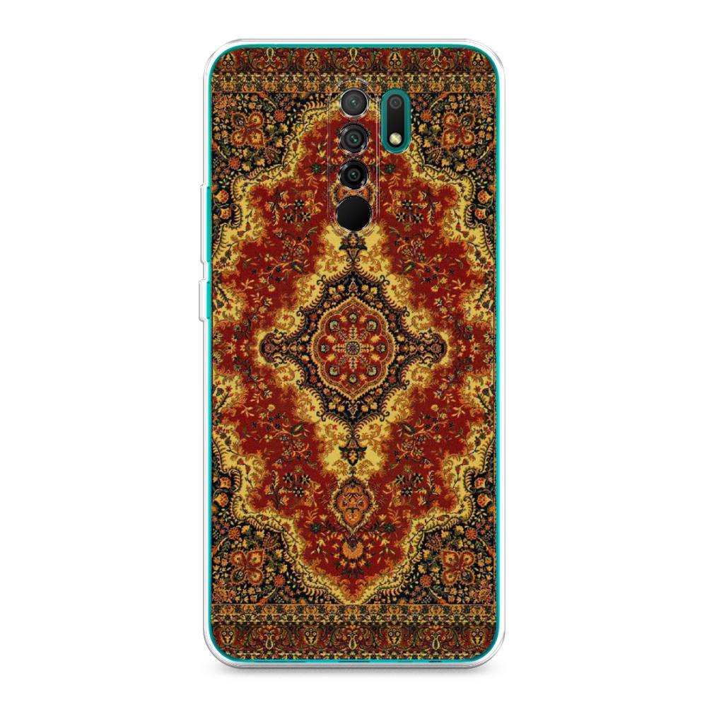

Чехол на Xiaomi Redmi 9 "Ковер", Коричневый;золотистый;красный, 38350-3