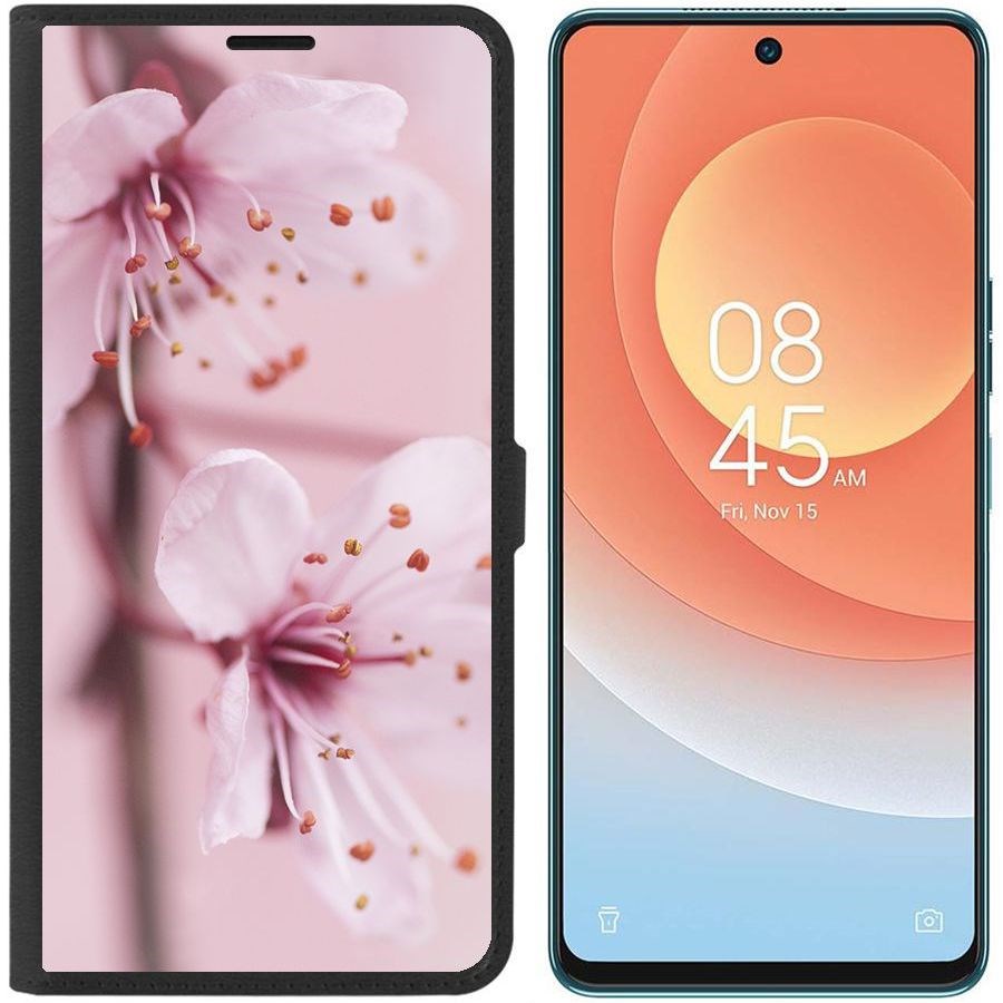 

Чехол-книжка Eco для Tecno Camon 19 Pro Весна (черный)