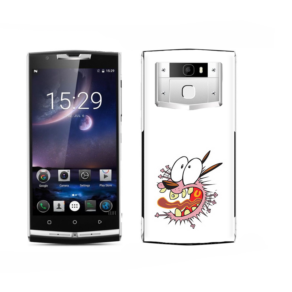 

Чехол MyPads Tocco для Oukitel K15 Plus испуганный бобик, Прозрачный, Tocco
