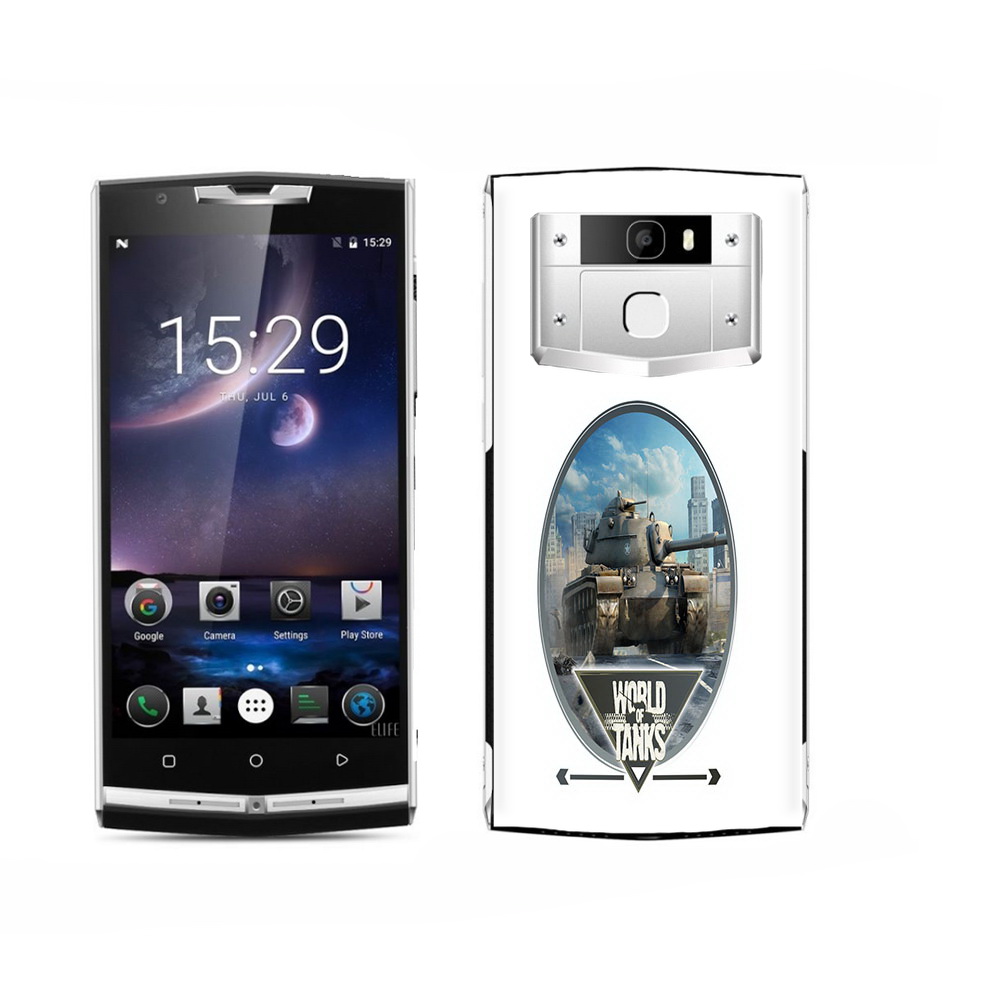 

Чехол MyPads Tocco для Oukitel K15 Plus игра с танками, Прозрачный, Tocco
