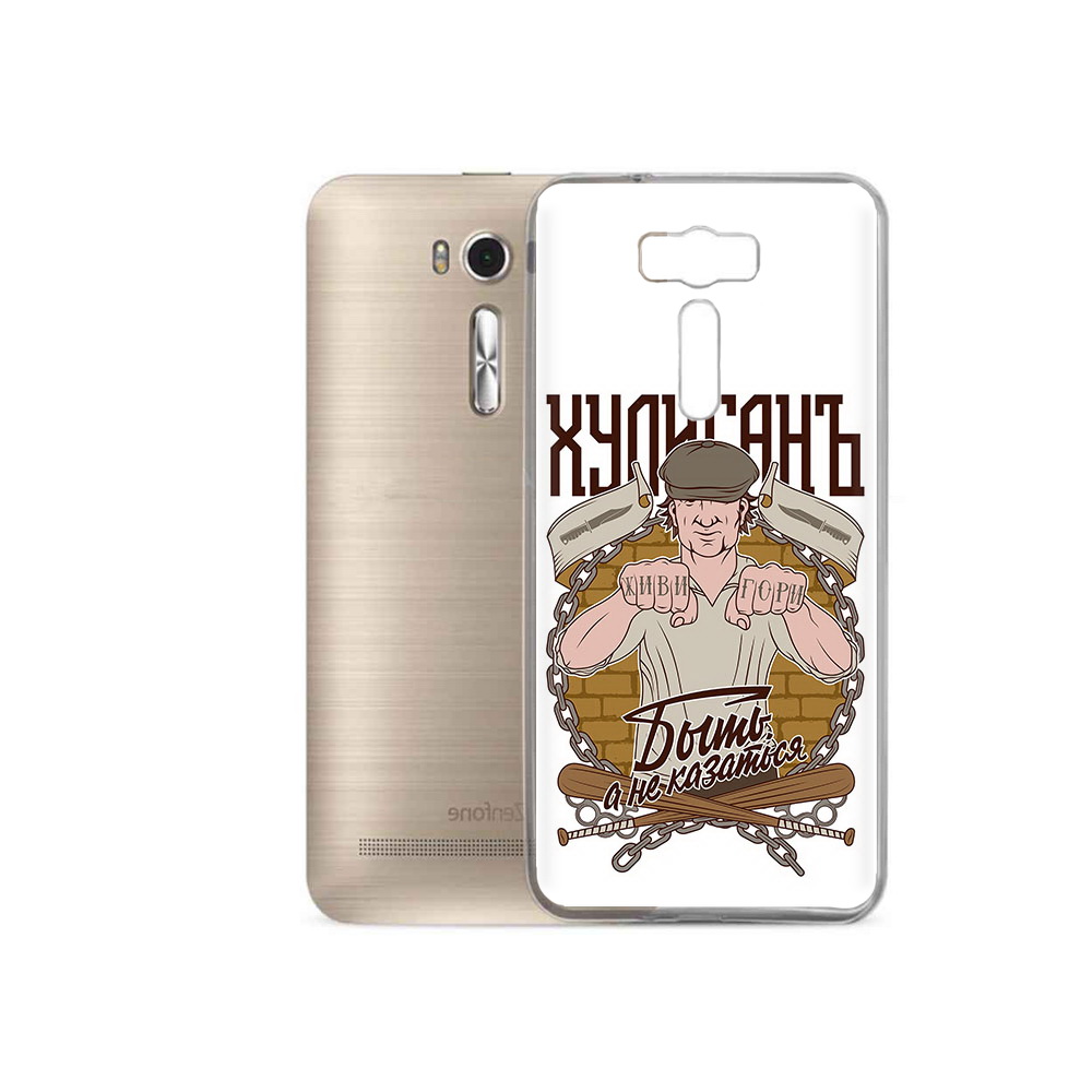 

Чехол MyPads Tocco для Asus ZenFone 2 Laser (ZE500KL) Хулиган, Прозрачный, Tocco