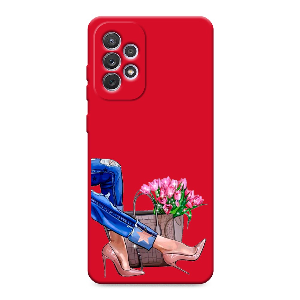 

Чехол Awog на Samsung Galaxy A73 "Каблучки", Синий, 2104653-1