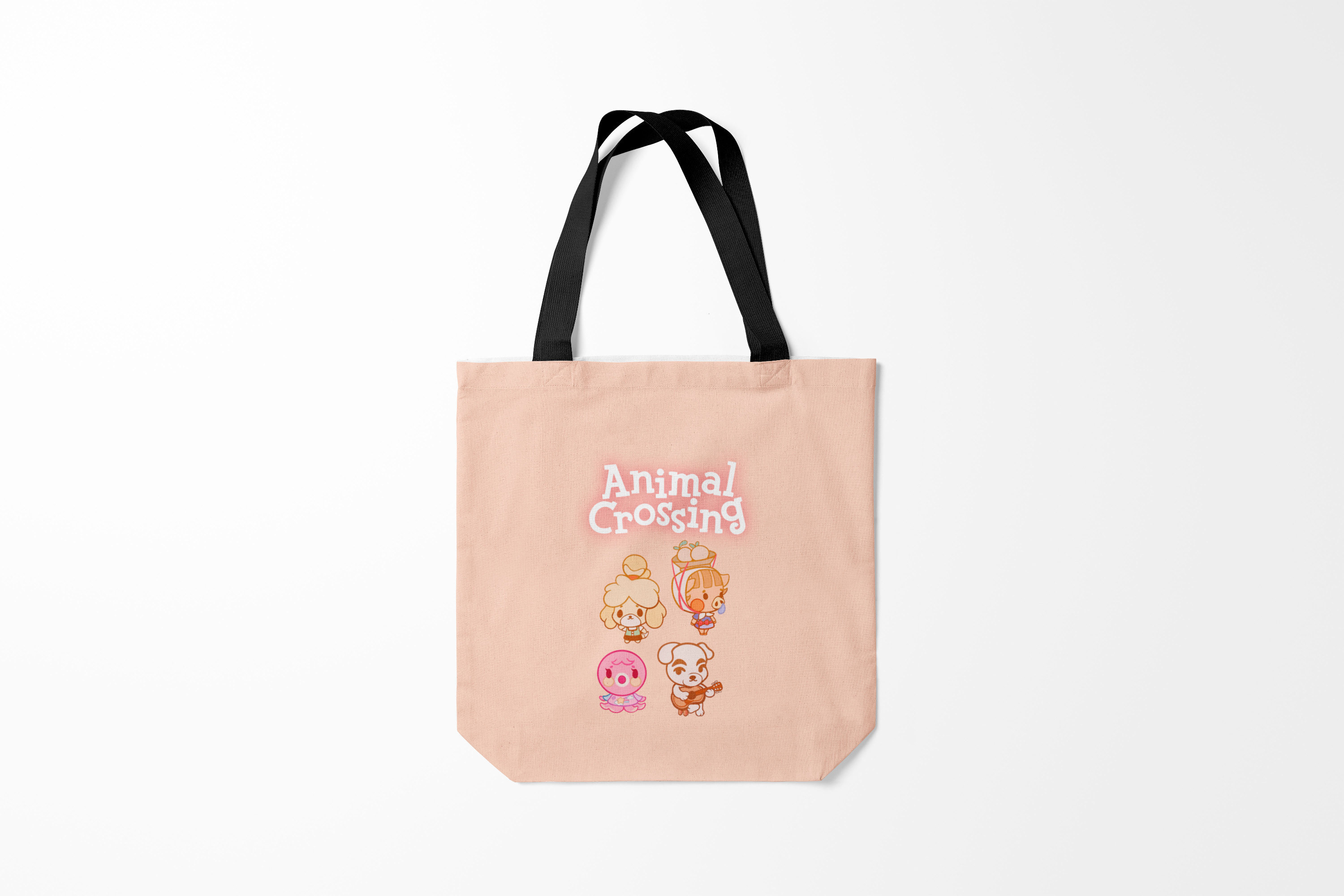 

Сумка шoппер унисекс Burnettie Animal Crossing, розовый, Animal Crossing