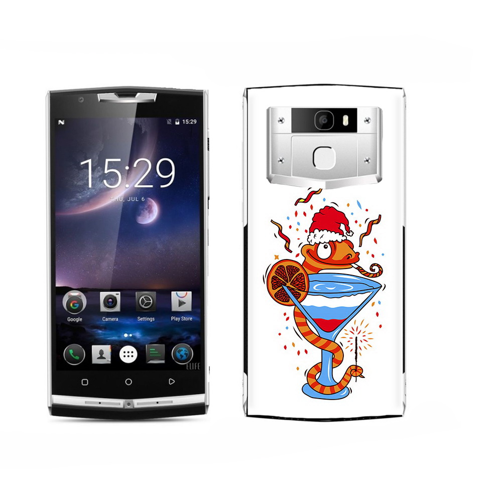 

Чехол MyPads Tocco для Oukitel K15 Plus змейка, Прозрачный, Tocco