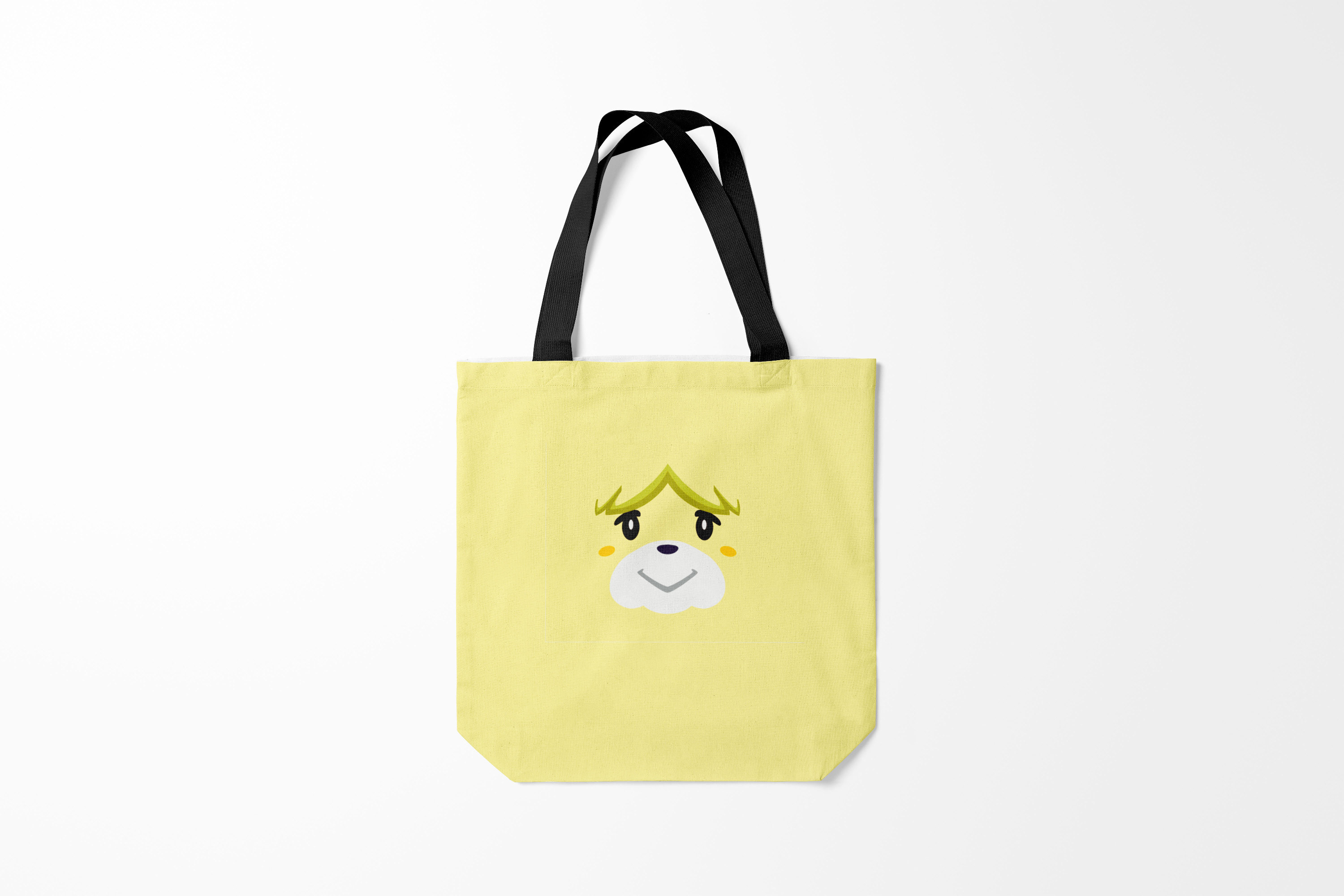 

Сумка шoппер унисекс Burnettie Animal Crossing Isabelle, черный, Animal Crossing Isabelle