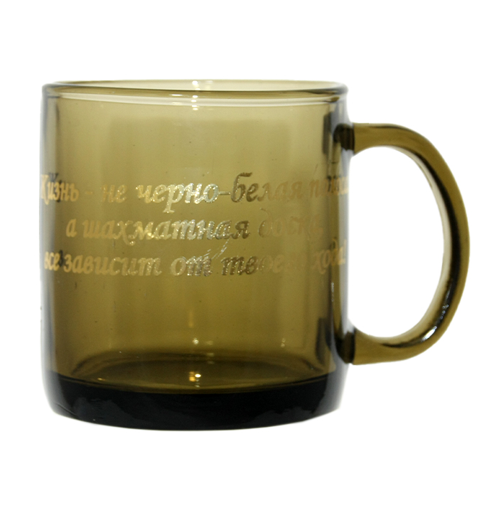 

Кружка 70724 "Мудрые мысли" 0,42л стекло(х36)