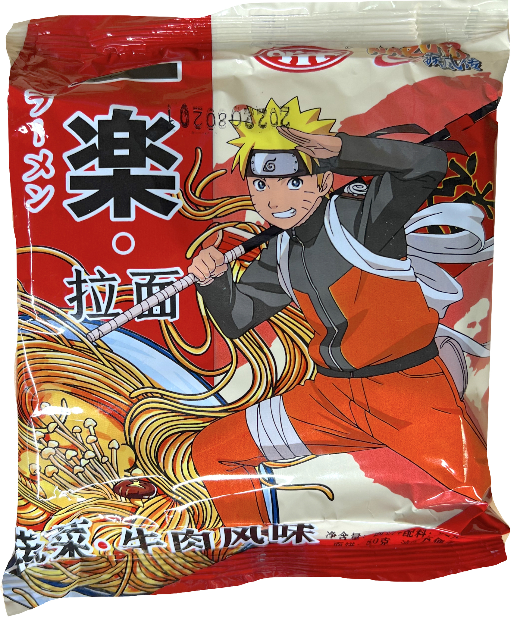 Лапша быстрого приготовления Naruto со вкусом говядины, 92 г