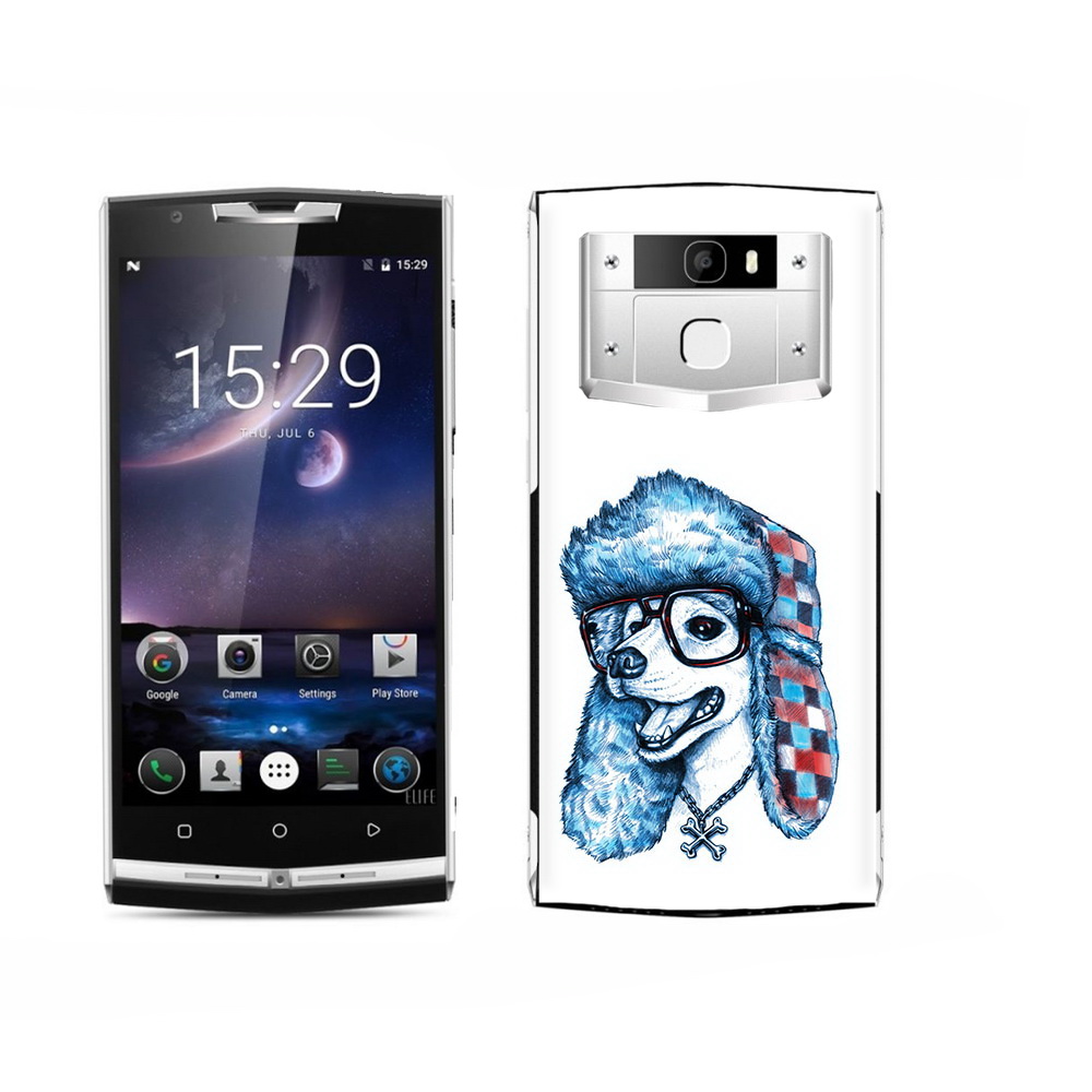 

Чехол MyPads Tocco для Oukitel K15 Plus зимний пес, Прозрачный, Tocco