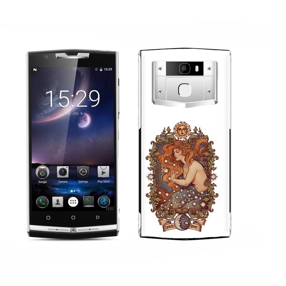 

Чехол MyPads Tocco для Oukitel K15 Plus звездная девушка абстракция, Прозрачный, Tocco
