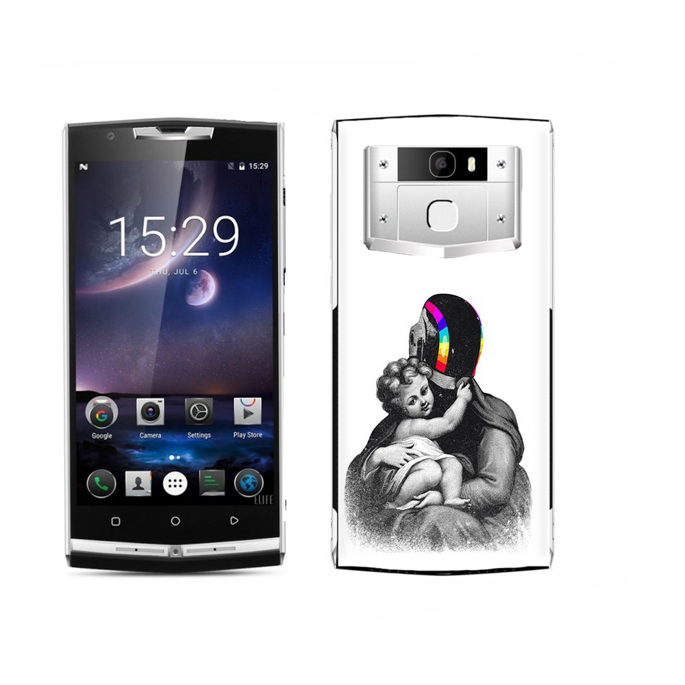 

Чехол MyPads Tocco для Oukitel K15 Plus защитник в шлеме, Прозрачный, Tocco