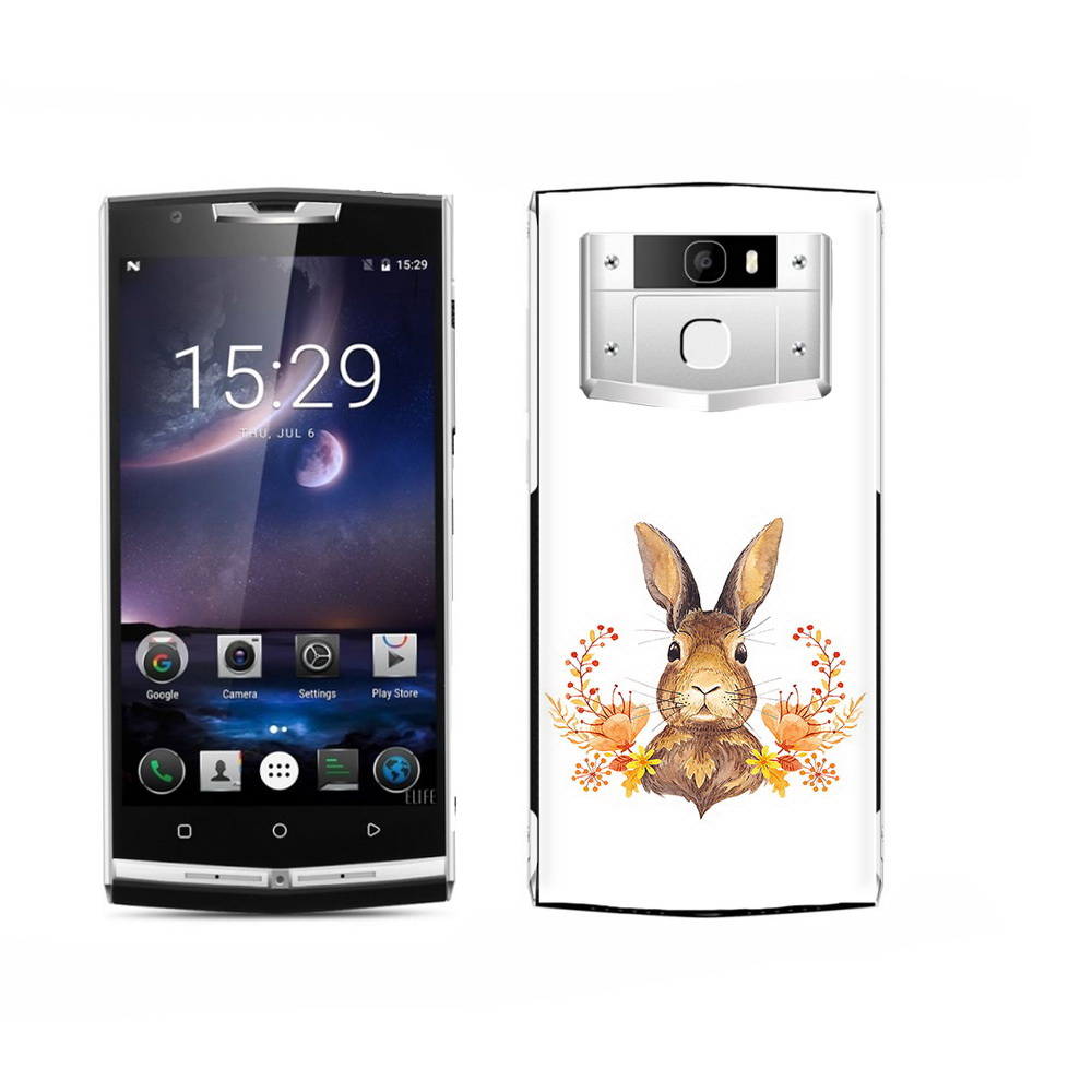 

Чехол MyPads Tocco для Oukitel K15 Plus зайка в цветах, Прозрачный, Tocco