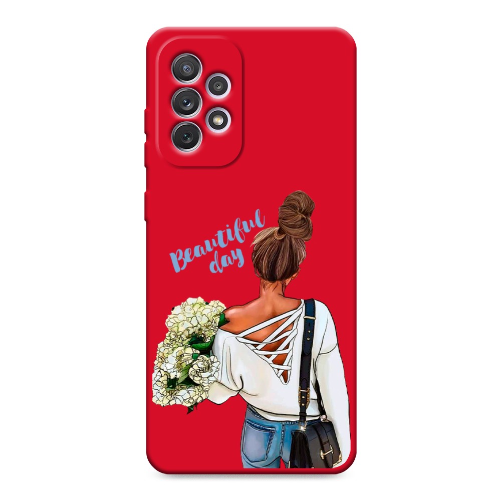 

Чехол Awog на Samsung Galaxy A73 "Beautiful day vector", Коричневый;белый;зеленый, 2104653-1