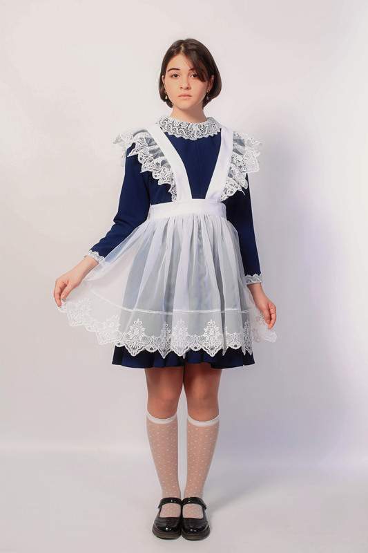 

Фартук детский DeksJ Ф036, белый, 164, Ф036