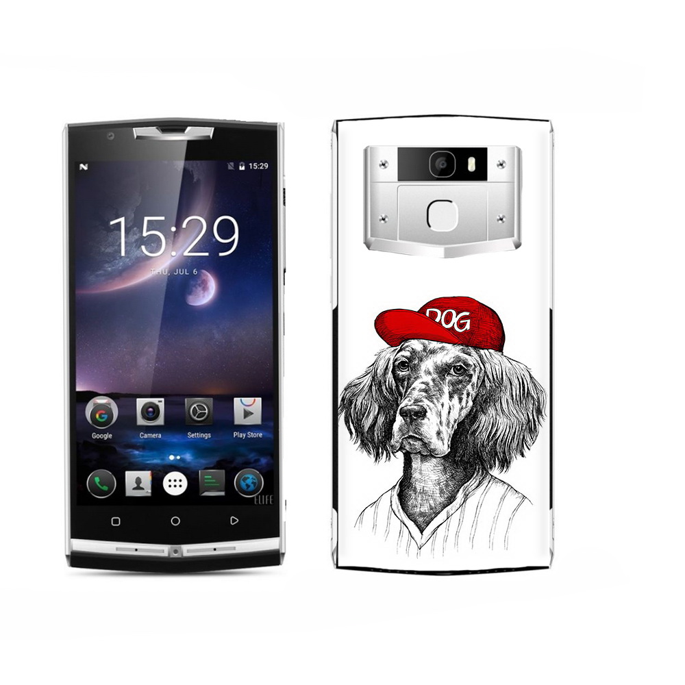 

Чехол MyPads Tocco для Oukitel K15 Plus дог, Прозрачный, Tocco