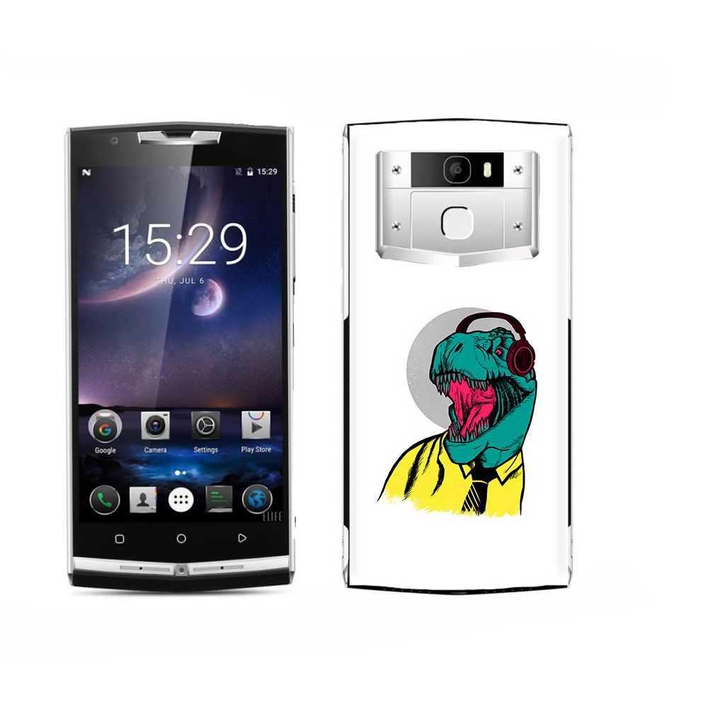 

Чехол MyPads Tocco для Oukitel K15 Plus дино, Прозрачный, Tocco
