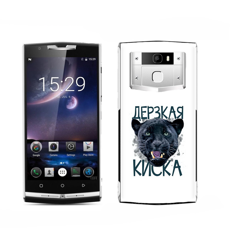 

Чехол MyPads Tocco для Oukitel K15 Plus дерзкая киска, Прозрачный, Tocco