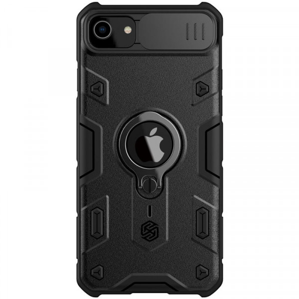 фото Накладка nillkin camshield armor для iphone 7 / 8 / se (2020) (черный)