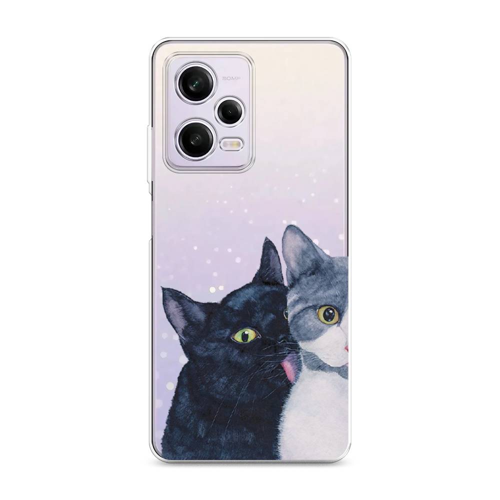 

Чехол Awog на Xiaomi Redmi Note 12 Pro "Кошачья любовь", Синий, 317050-1