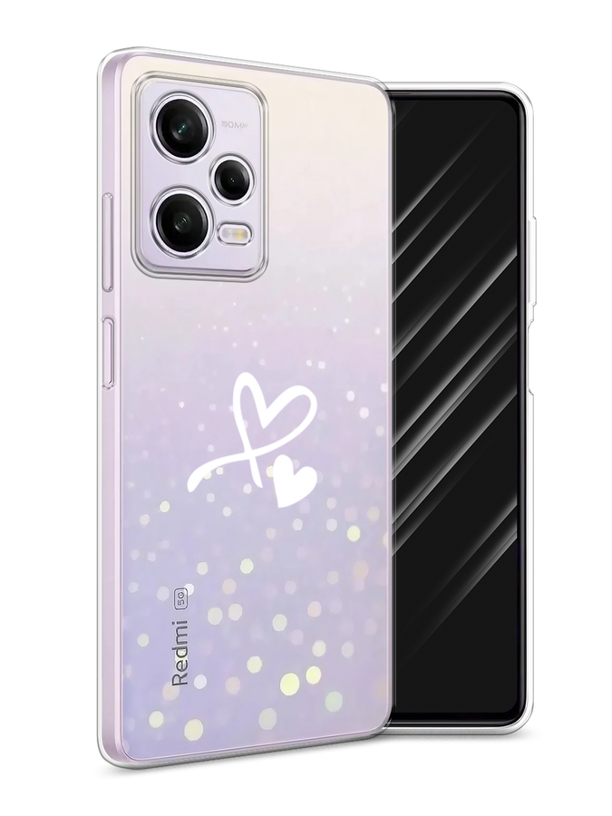 

Чехол Awog на Xiaomi Redmi Note 12 Pro "Сердечко минимализм", Белый, 317050-6