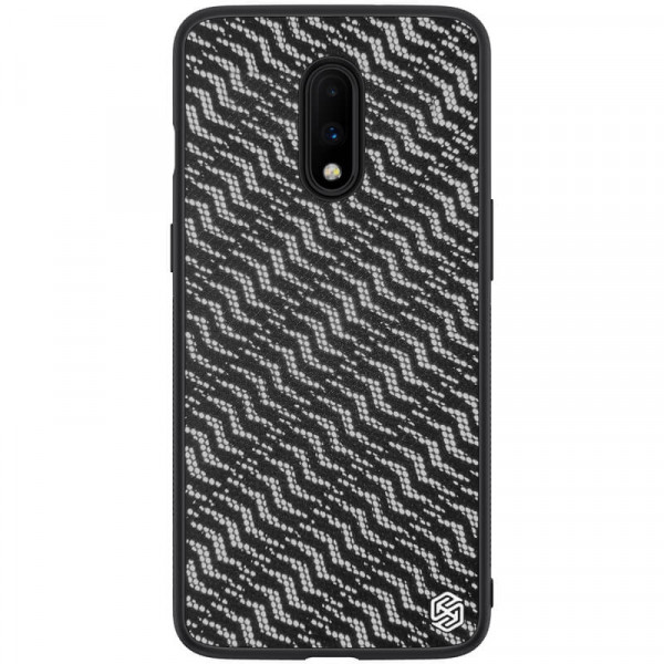 фото Накладка nillkin twinkle case silvery для oneplus 7 (черный / серебряный)