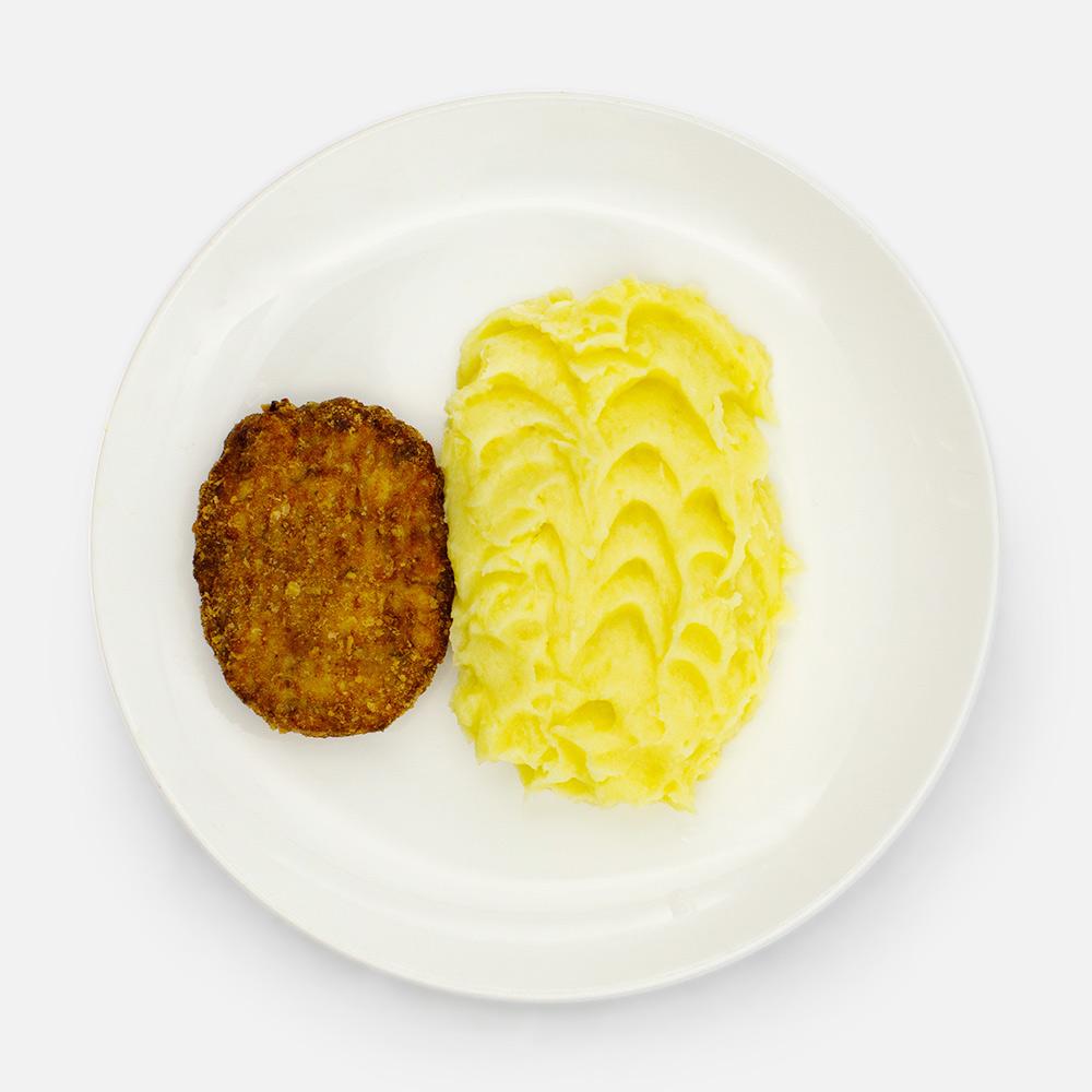 

Котлета куриная Система Глобуса рубленая, с картофельным пюре, 250 г