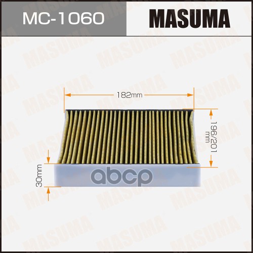 

Фильтр воздушный салона MASUMA MC1060