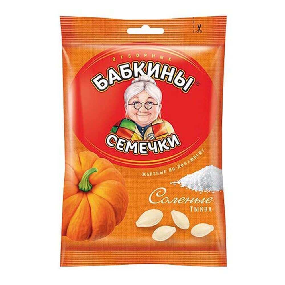 

Семечки Бабкины семечки тыквенные, жареные по-домашнему, соленые, 150 г