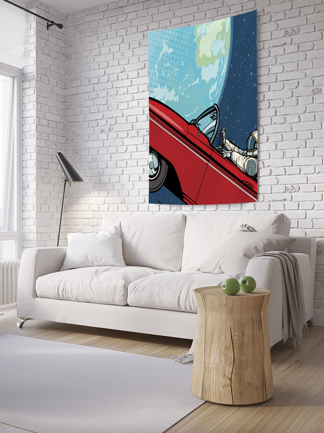 

Вертикальное фотопанно на стену JoyArty Тесла в космосе 100x150 см, Тесла в космосе